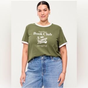 Old navy Green Book Club Graphic T-Shirt
